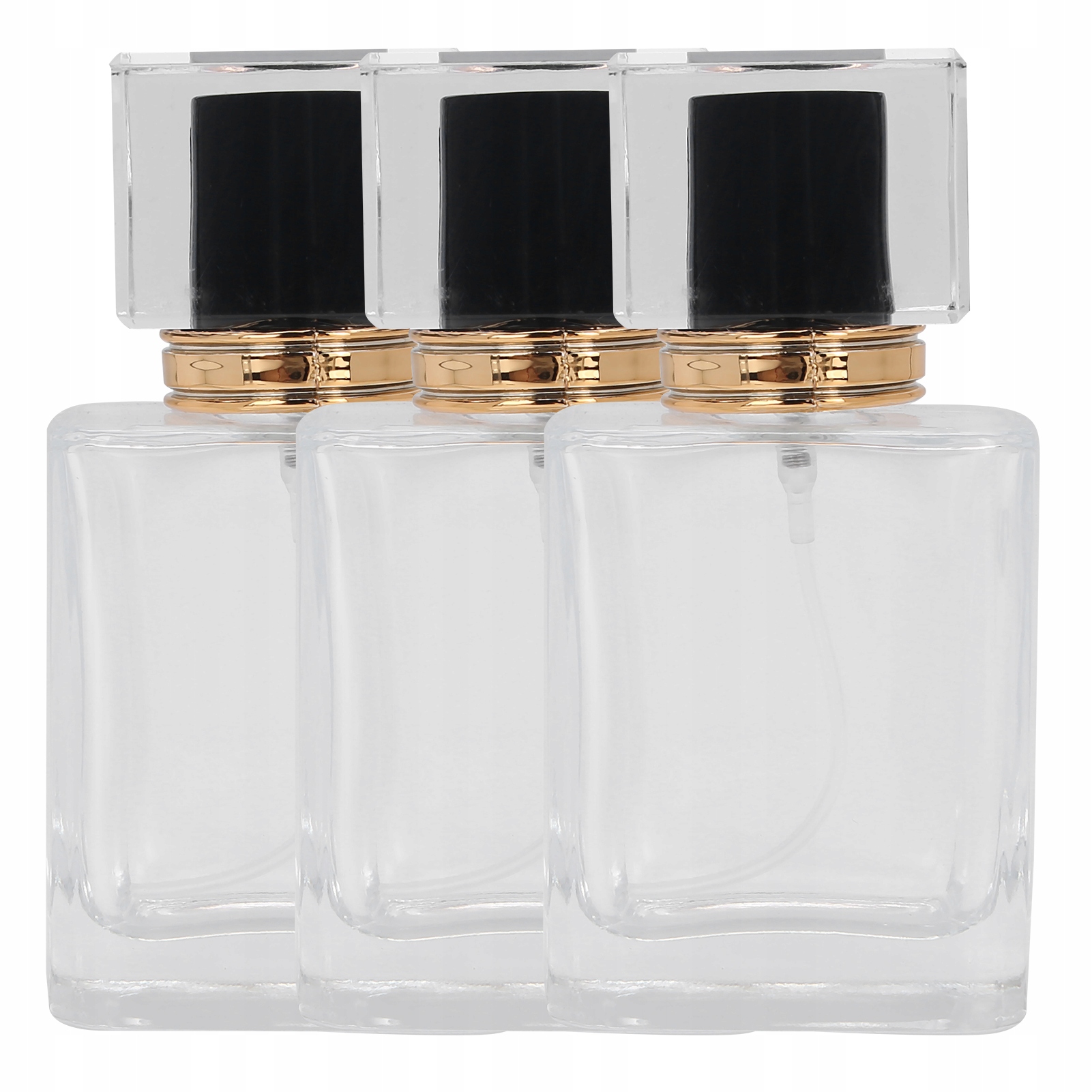 50 ml skleněná lahvička na parfém s možností opakovaného použití L5