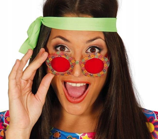 

Okulary Przeciwsłoneczne Dzieci Kwiaty Hipisi