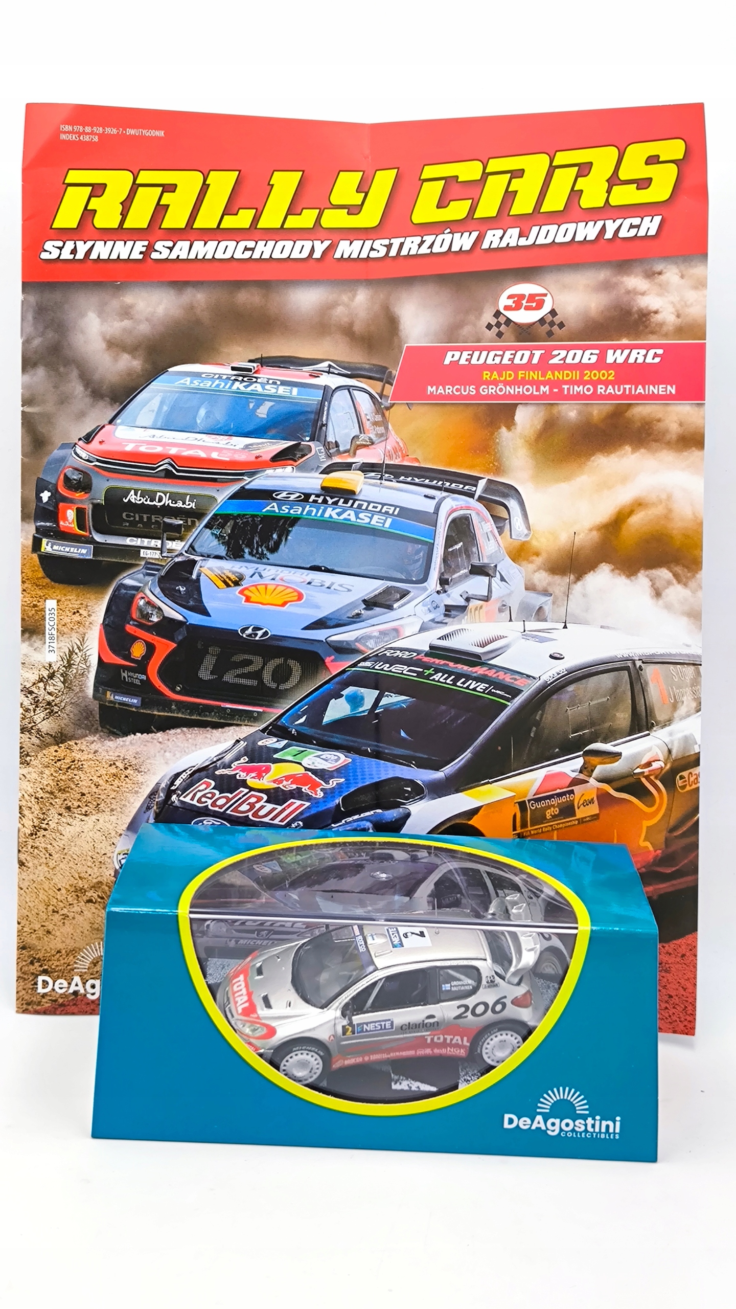 Peugeot 206 Wrc Finland 2002 1:43 DeAgostni #35