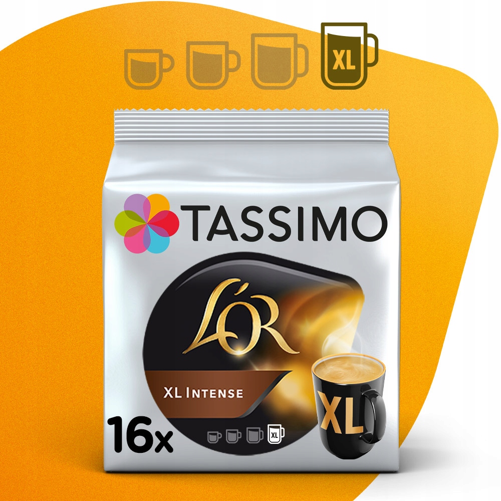 Limitowany zestaw kapsułek Tassimo L'OR 5 opakowań, 64 kawy Liczba sztuk w opakowaniu 64 szt.