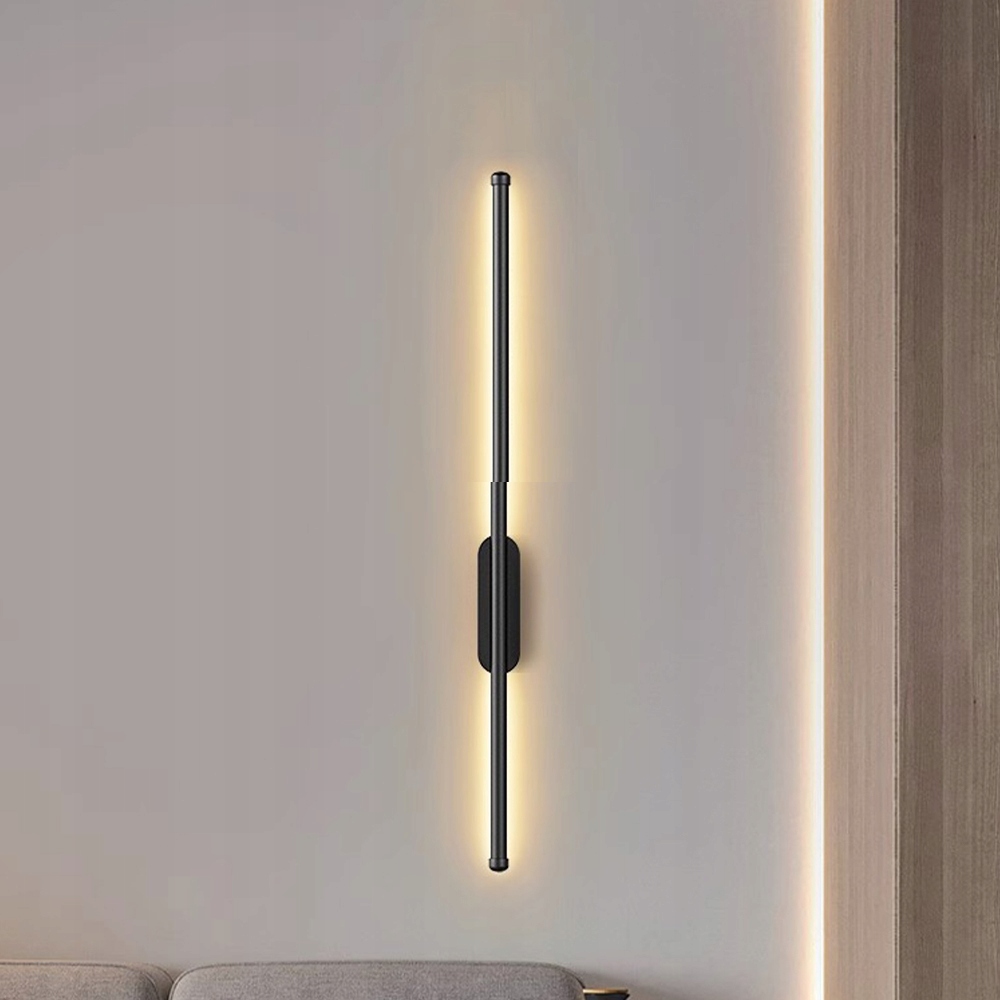 KINKIET LED NOWOCZESNA LINIOWA LAMPA ŚCIENNA 60CM Długość/wysokość 60 cm