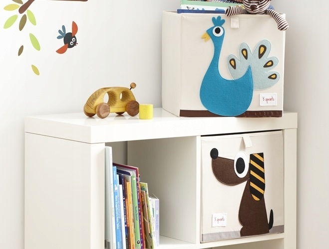 3 Sprouts Pudełko Na Zabawki Jednorożec Szerokość mebla 33 cm