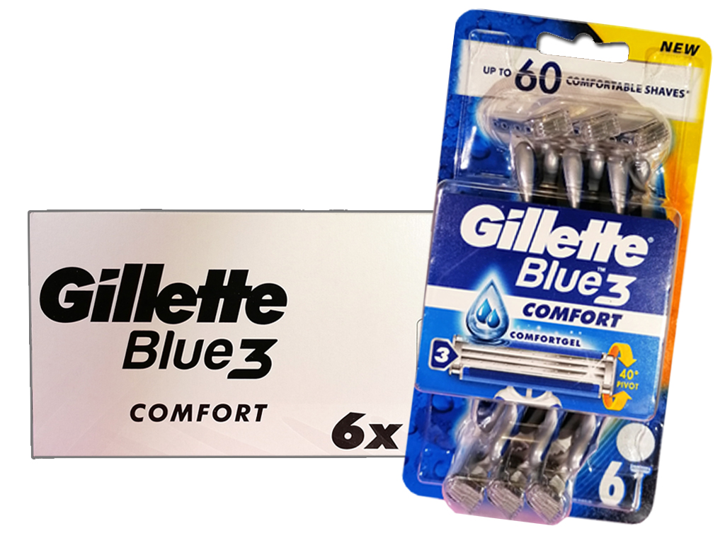 

Maszynki do golenia Gillette Blue III Comfort 6szt