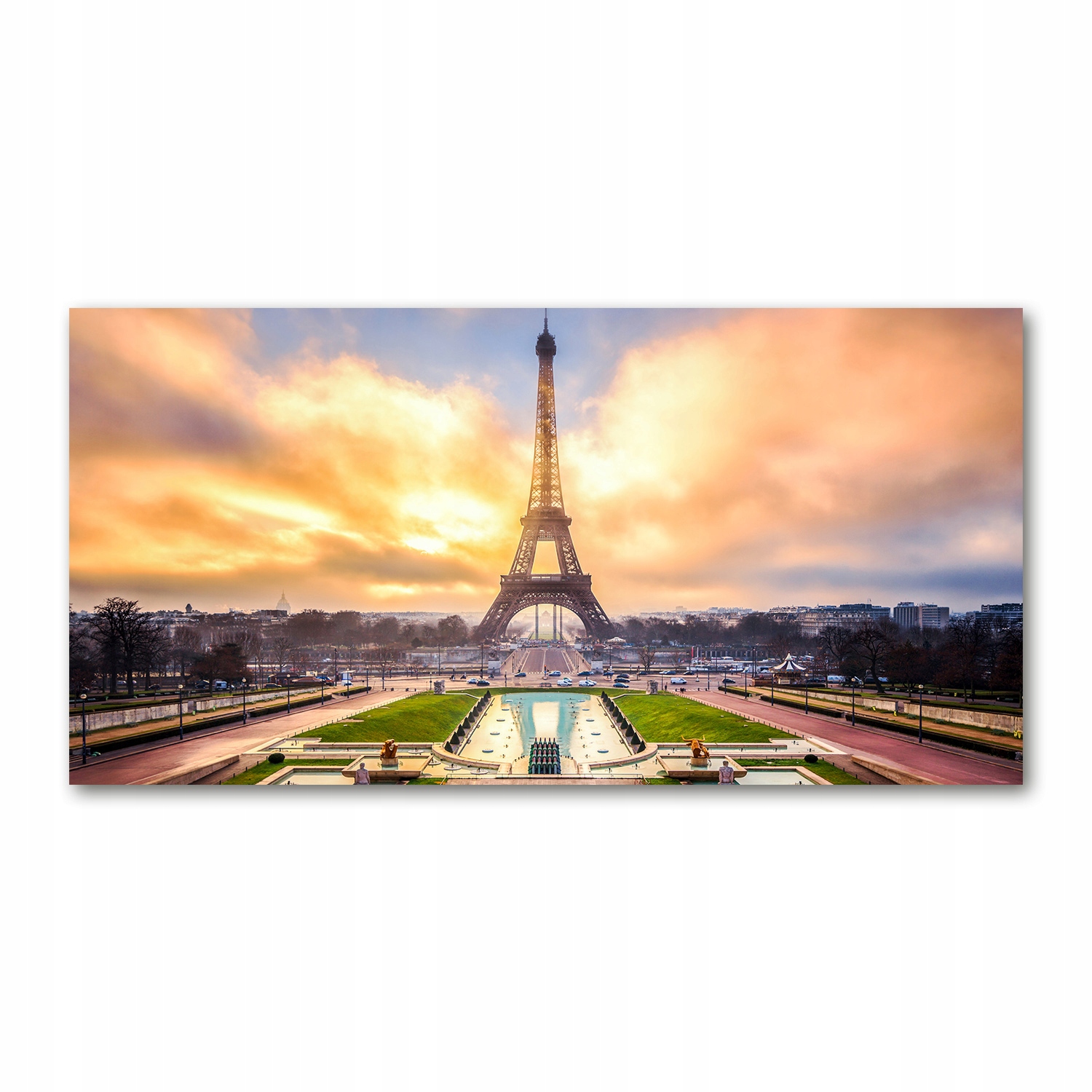 

Foto obraz szkło akryl Wieża Eiffla Paryż 120X60cm