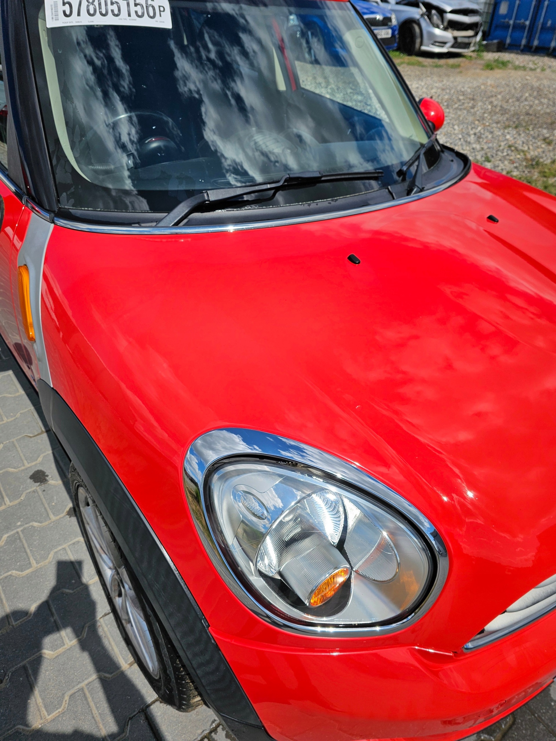 bonnet complete MINI R60 COUNTRYMAN R61 PACEMAN colour B16