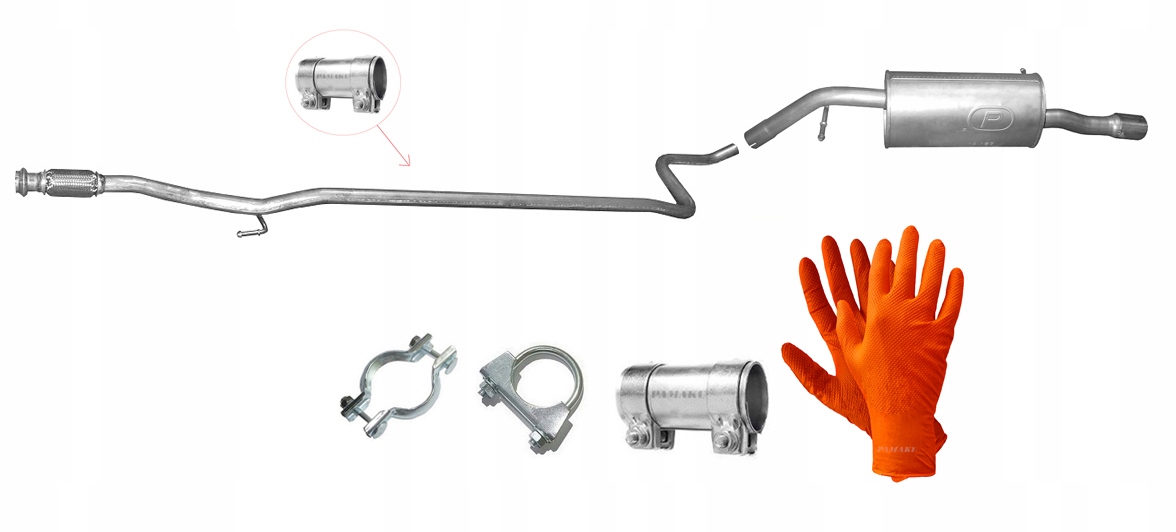 Peugeot 207 1.6 HDi (2006-2011) Trubka Tlumič