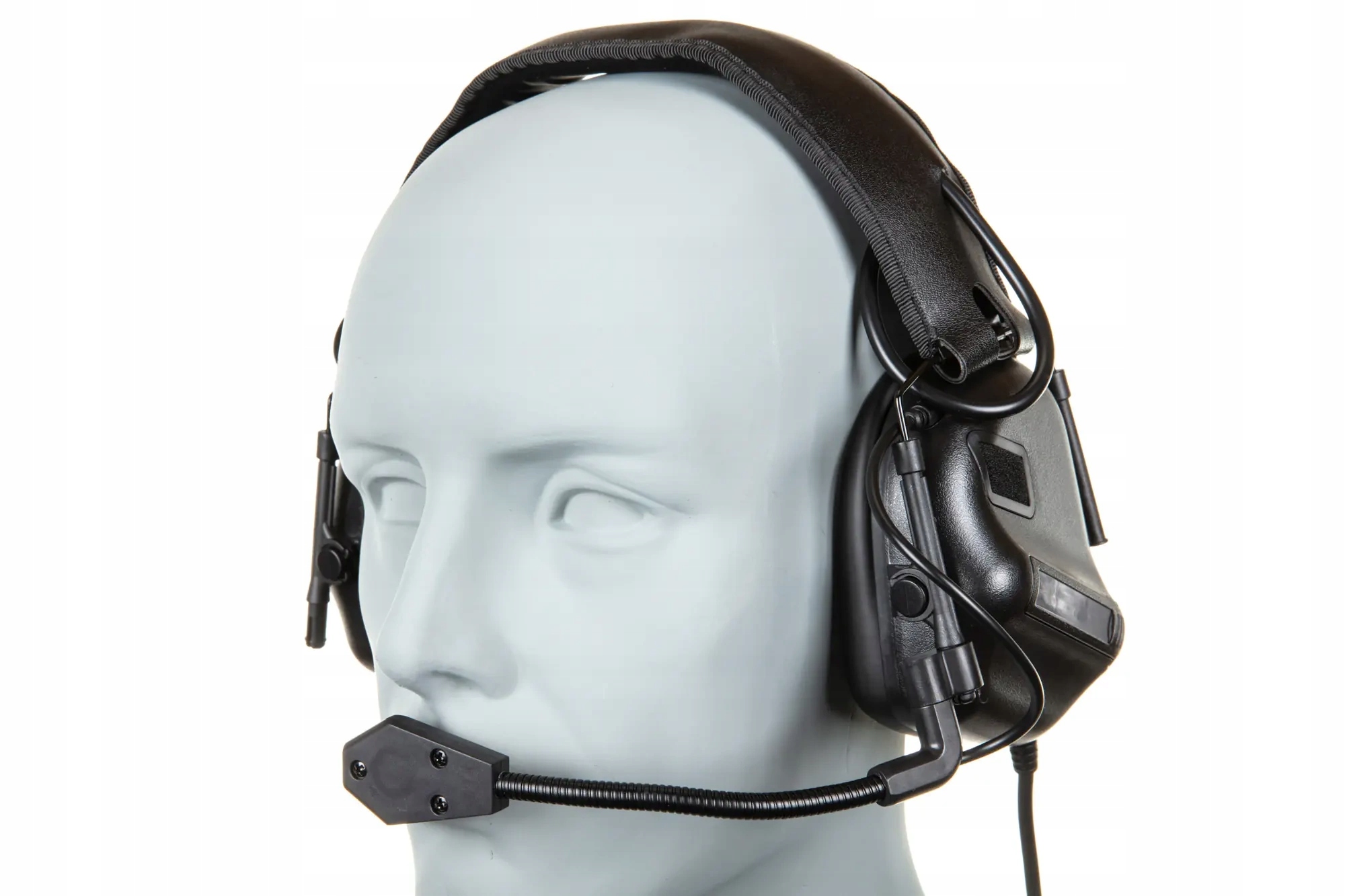 Taktická sluchátka Wosport HD-08 Gen. 5 černá