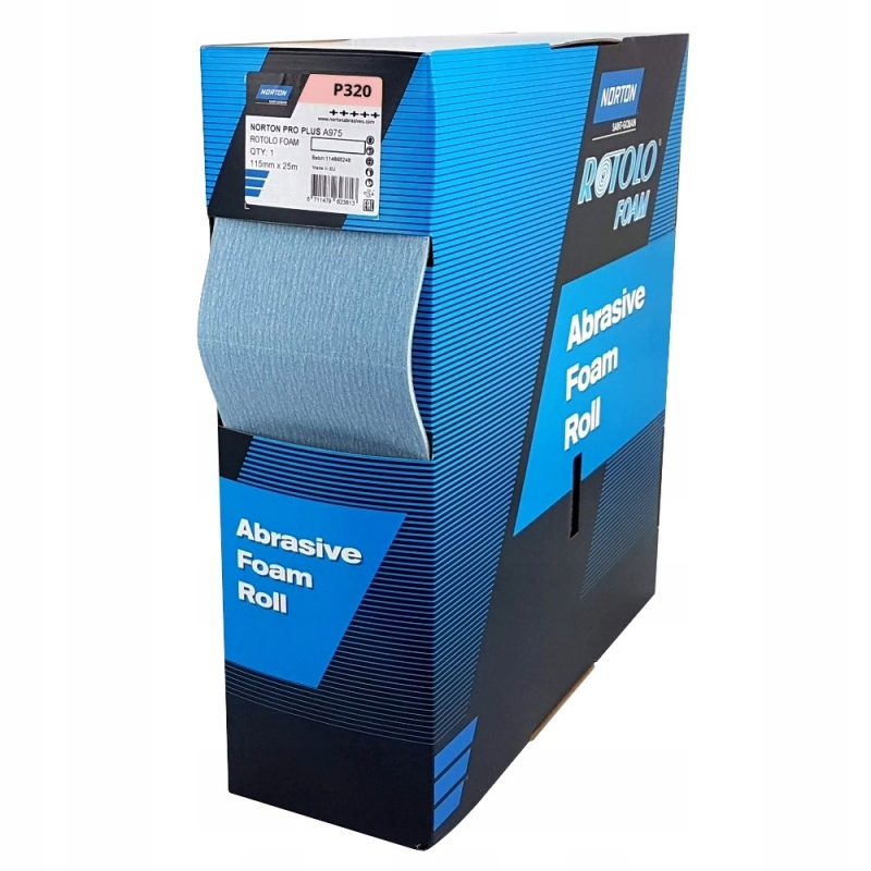 

Papier Ścierny Na Gąbce Norton Rotolofoam P800 25m