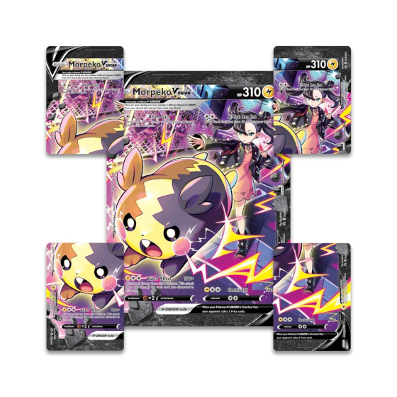 Pokémon Tcg: Crown Zenith Morpeko V-union Card Set