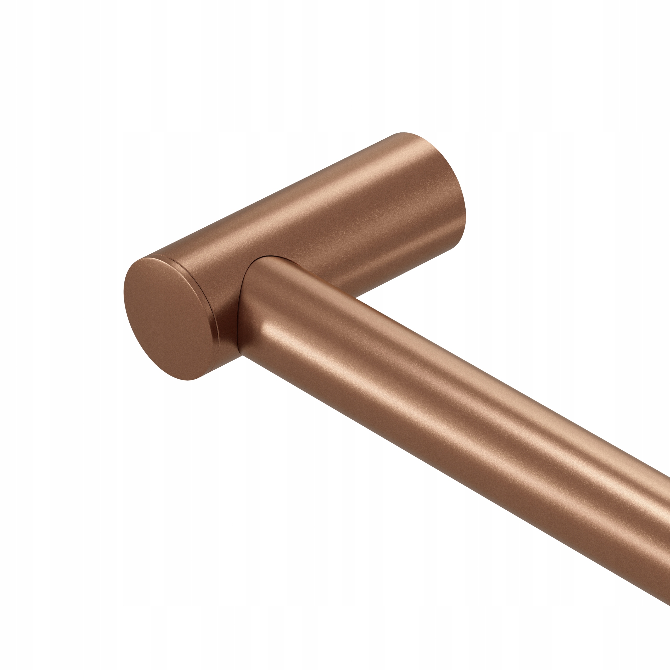 Schodišťové zábradlí nástěnný držák zábradlí kovový fi 25 mm měď 200 cm Nero