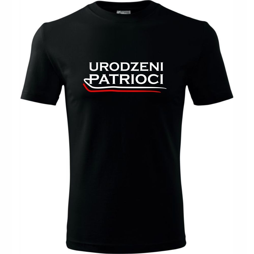 

Męska Koszulka Urodzeni Patrioci Wiele Wzorów