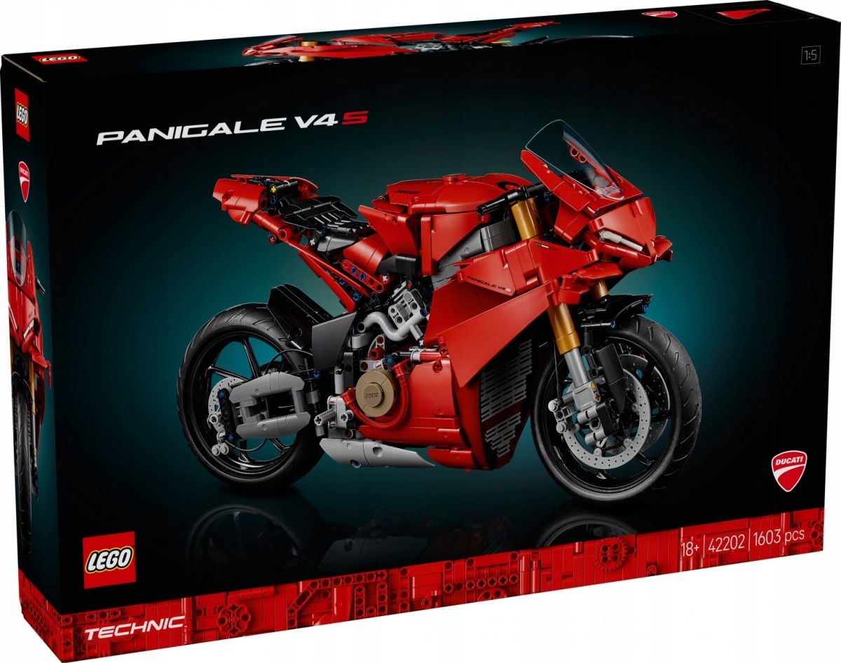Lego Stavebnice Technic 42202 Motocykl Ducati Panigale V4 S