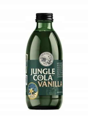 Levně Jungle Cola Sycený nápoj Vanilka 12 x 330 ml