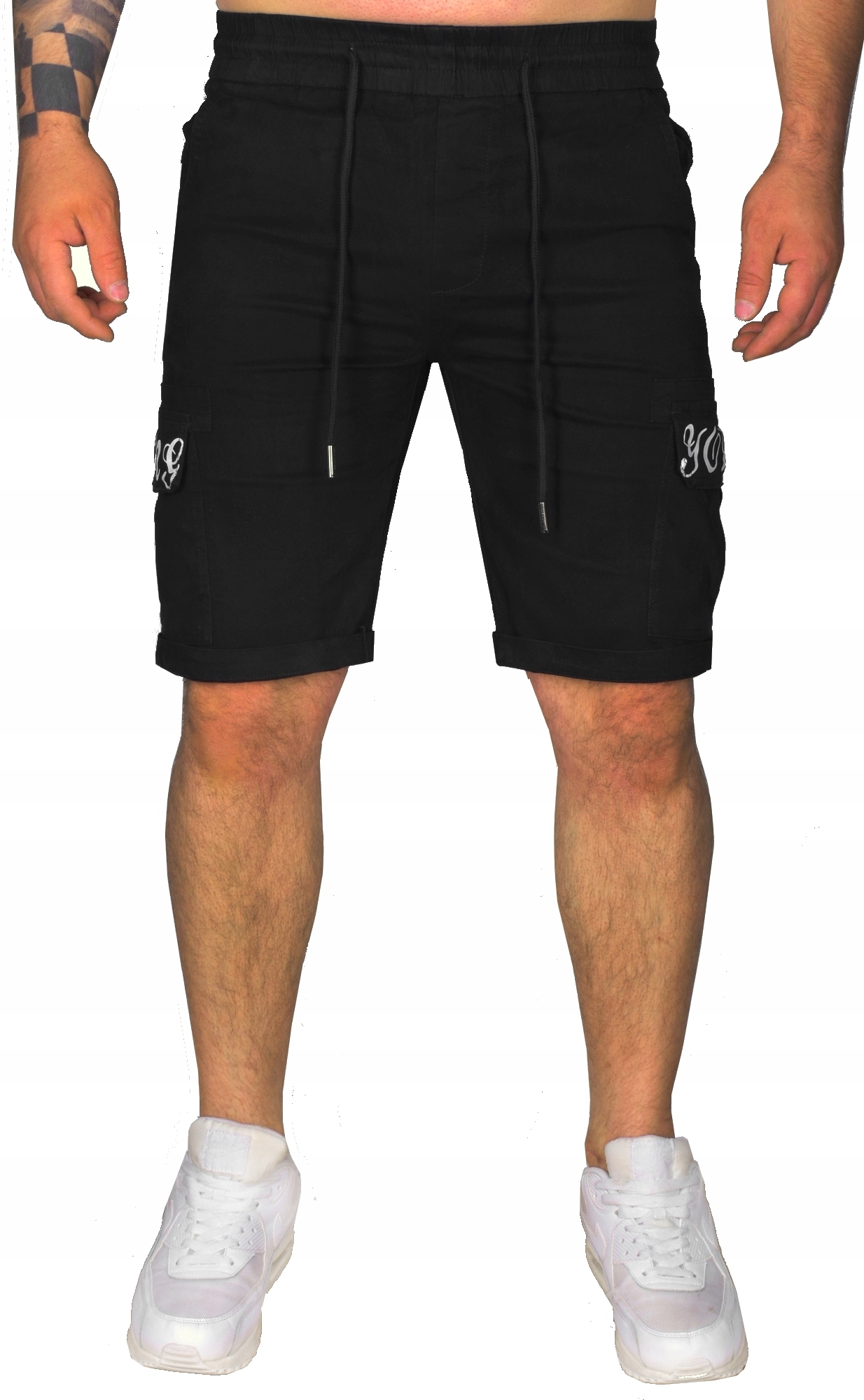 

Męskie Bojówki Spodenki Krótkie Jeansowe Kieszenie