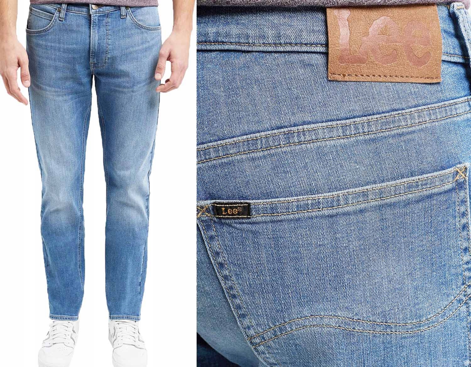 Pánské jednoduché džínové kalhoty Lee Daren Zip Fly Williamburg W32 L32