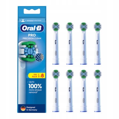 Końcówki OralB Pro Precision Clean EB20RX-8 białe