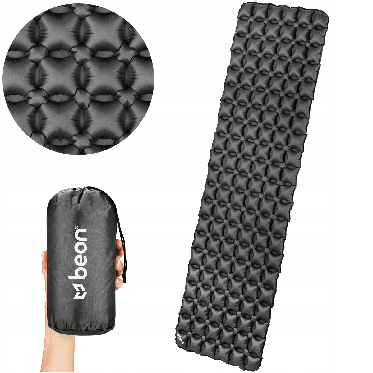 Mata Turystyczna Dmuchana Karimata Pompowana Do Spania Do Namiotu Lekka