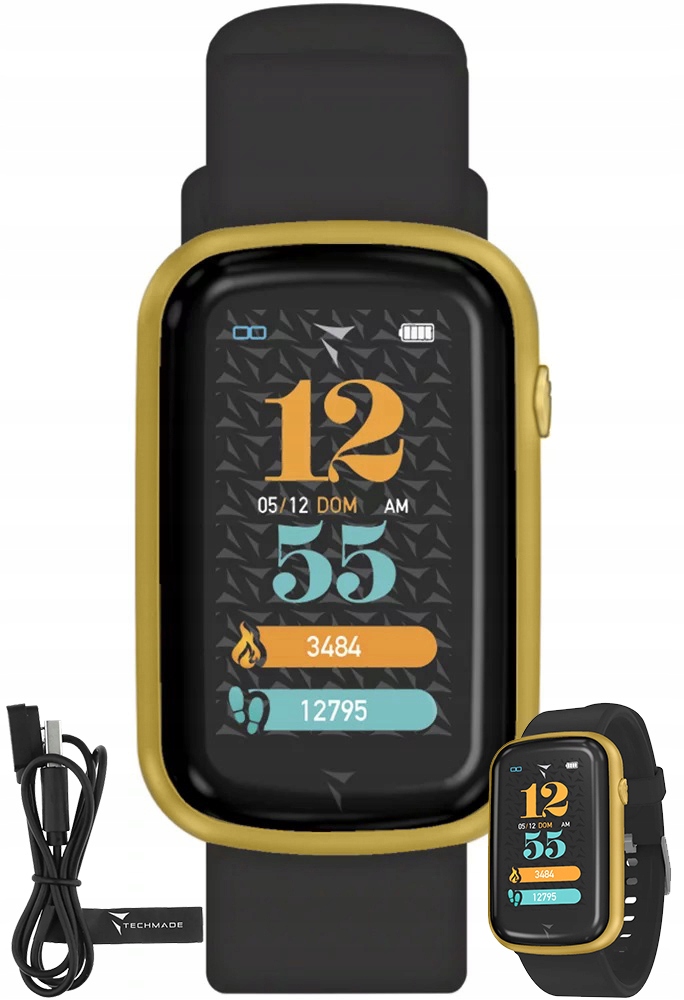 Chytré Hodinky Techmade Sportovní Multifunkční Řemínek