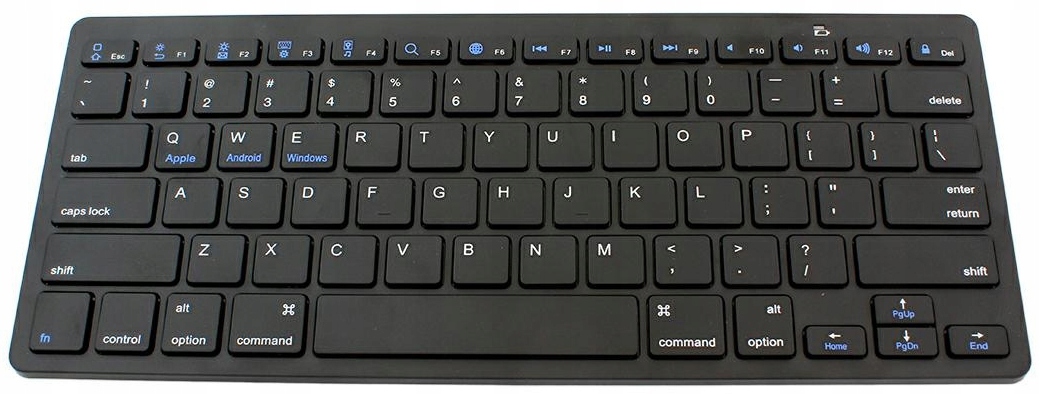Klawiatura bezprzewodowa BT ANDROID iOS PC WINDOWS EAN (GTIN) 5907621816957