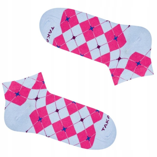 Farebné ponožky TAKAPARA členkové ponožky uniseks 42-46