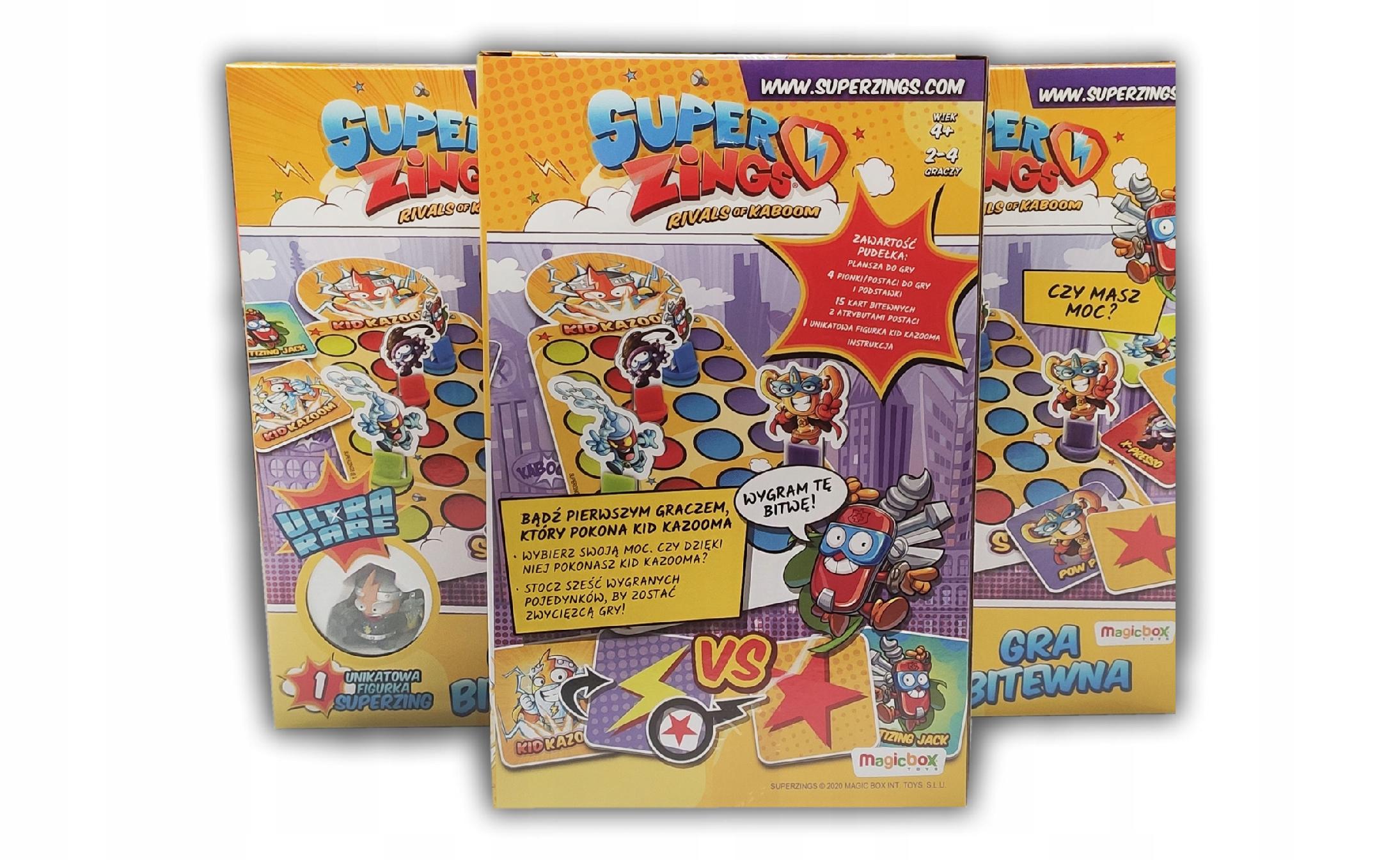 Super Zings Things Gra bitewna KID KAZOOM Zinks
