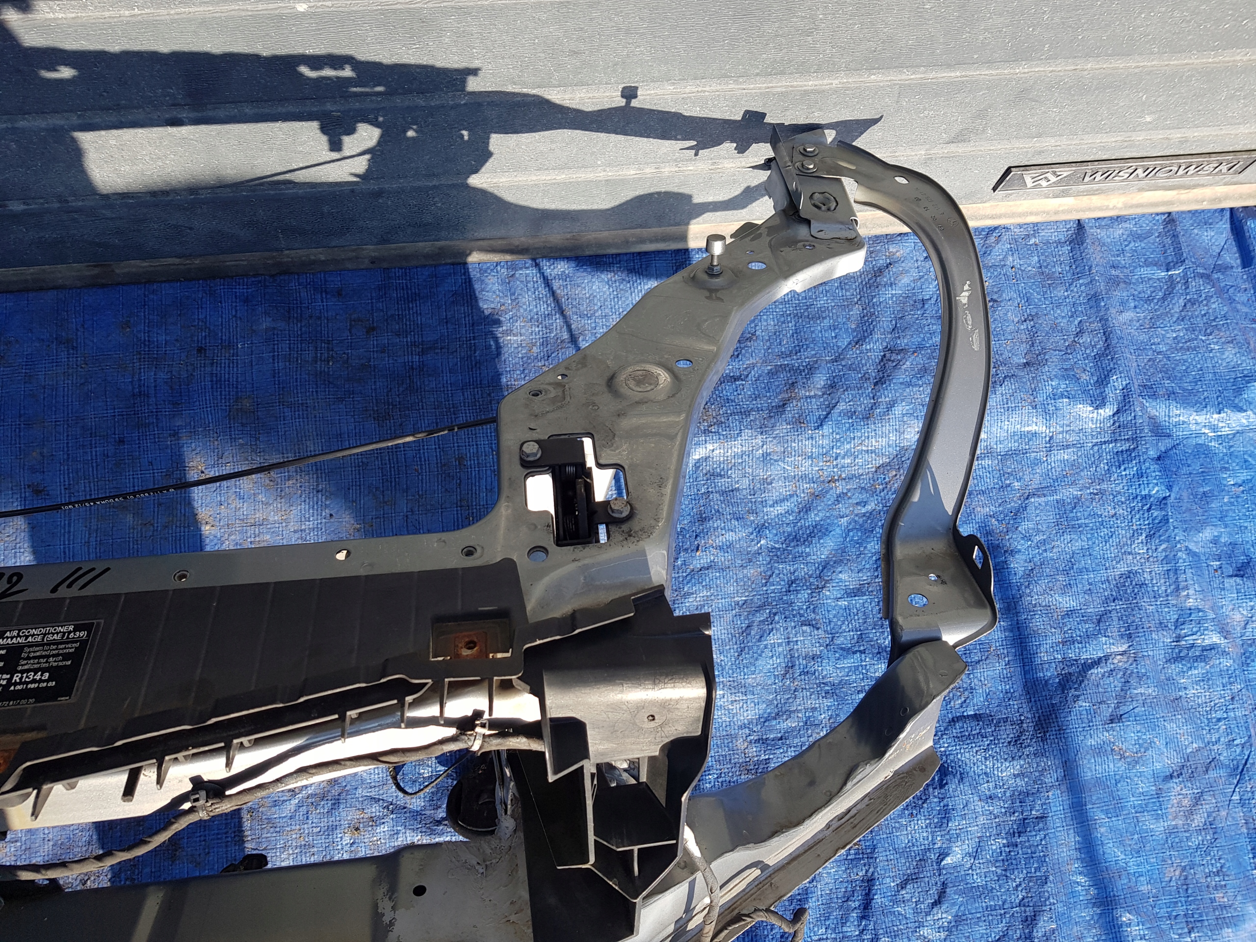 support panel for radiators MERCEDES SLK R172 W172