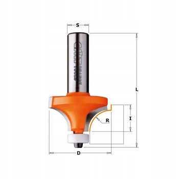 Cmt Fréza Hm 938.187.11 průměr 18,7 mm pro dřevo, zaoblení hran