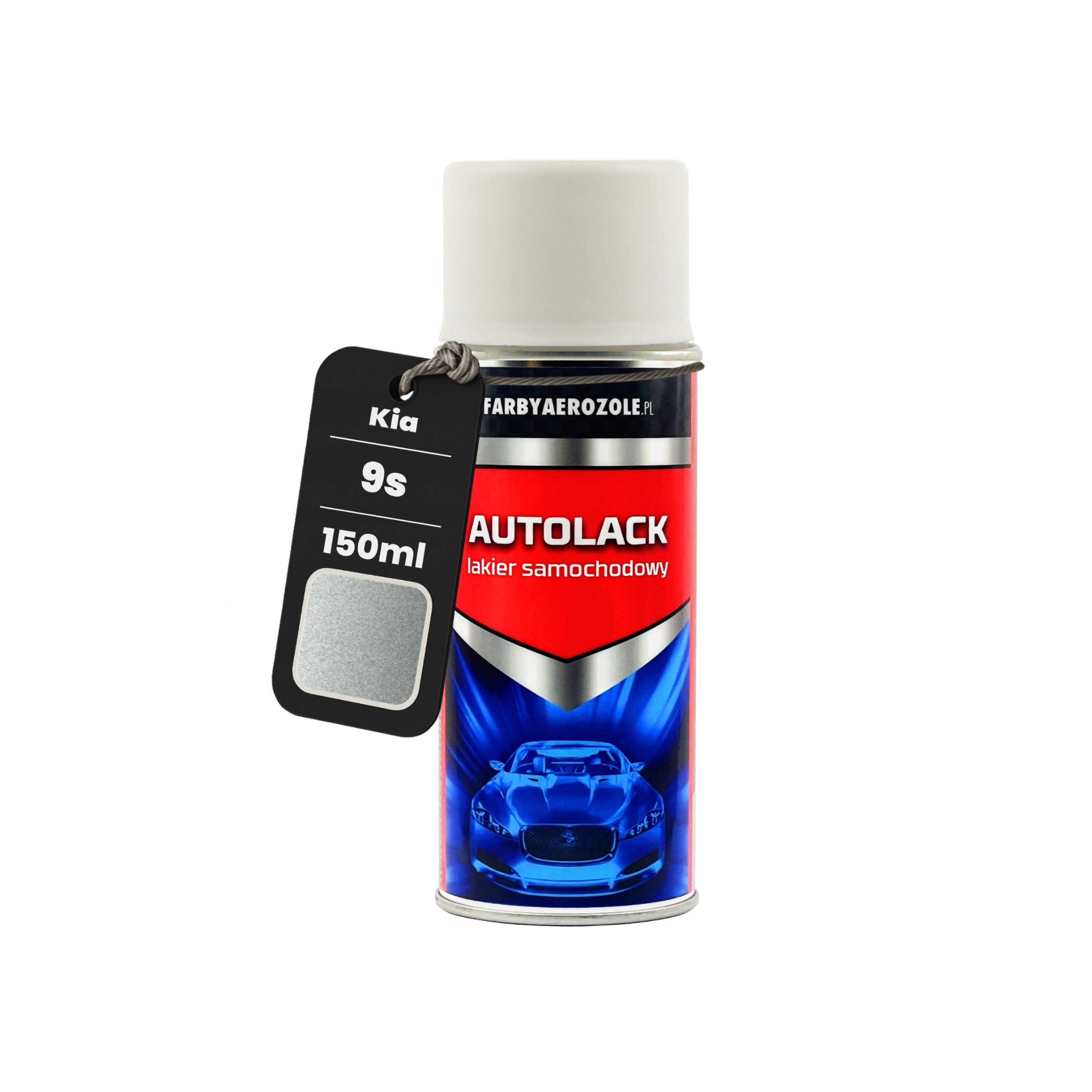 Gotowy Spray 150ml Lakier Kia Ceed Sportage 9S Srebrny Machine Silver Met.