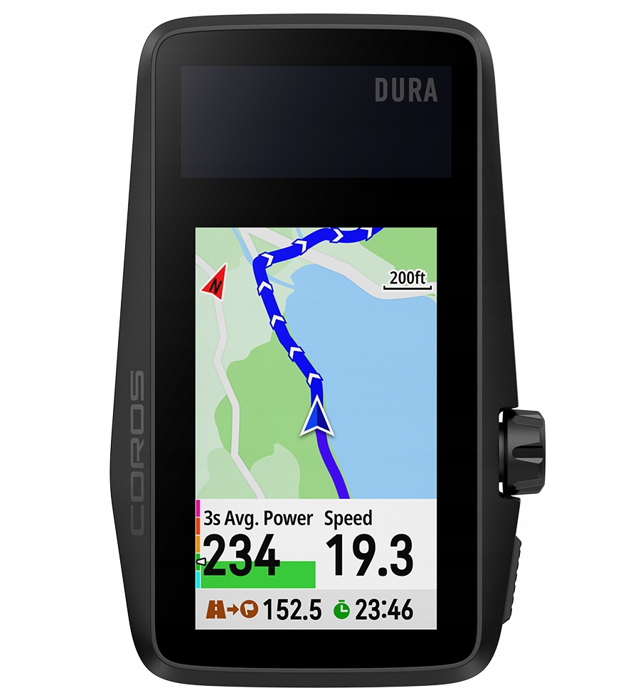 Cyklopočítač Coros Dura (navigace)