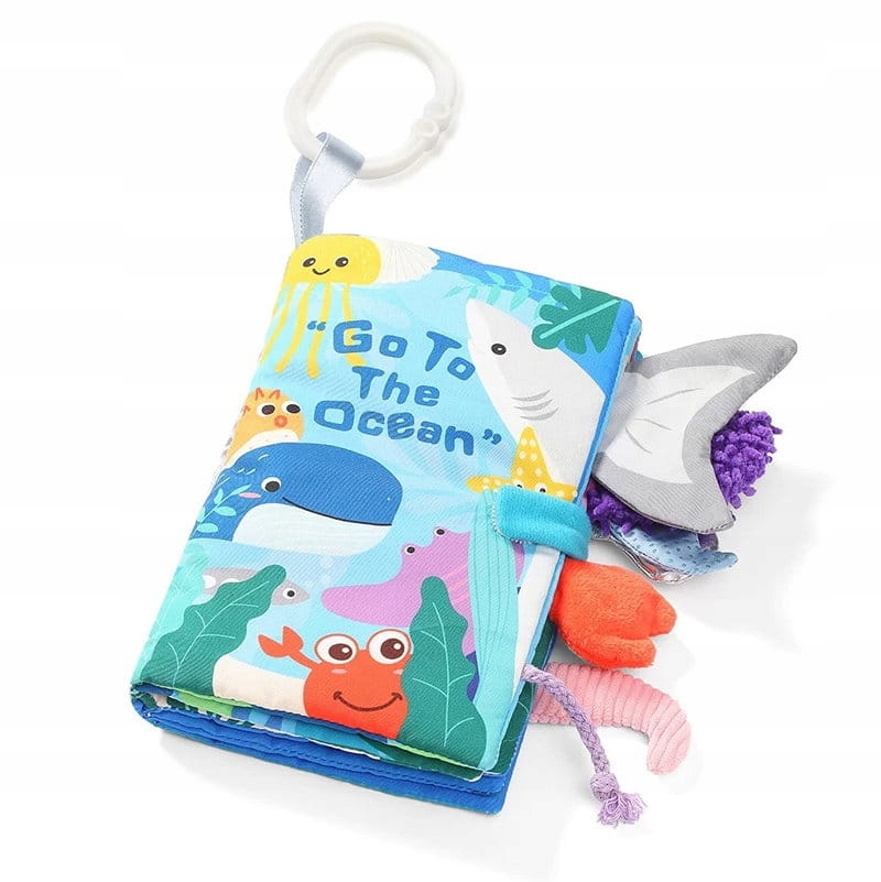 

Babyono Książeczka sensoryczna z ogonkami Ocean
