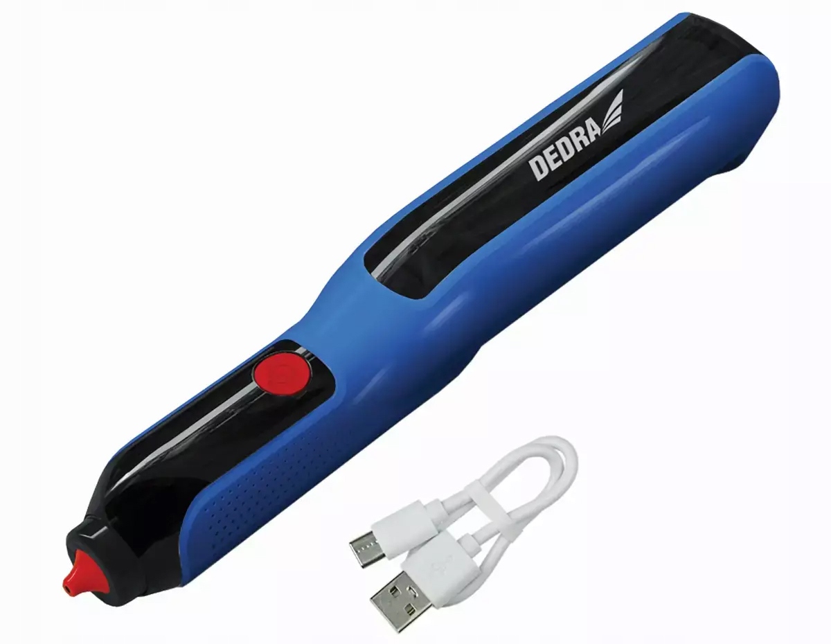 DEDRA DED7547 Pistolet do kleju 4V 2,0Ah USB