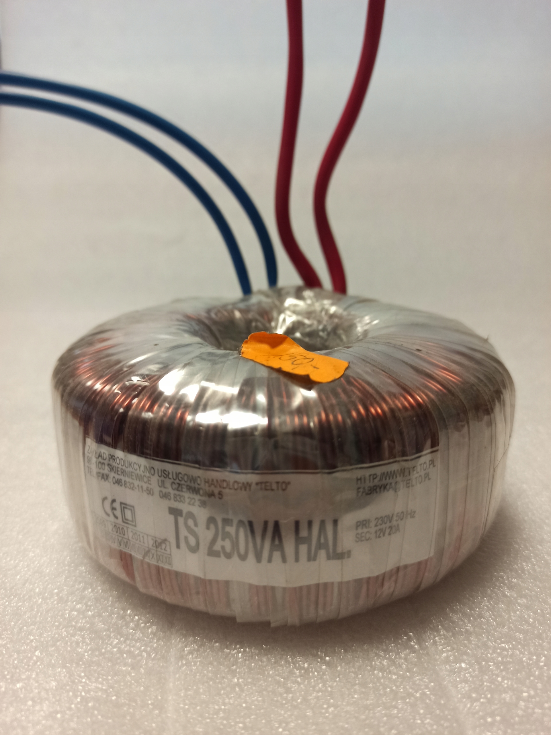 Transformator halogenowy TS 250VA 12V