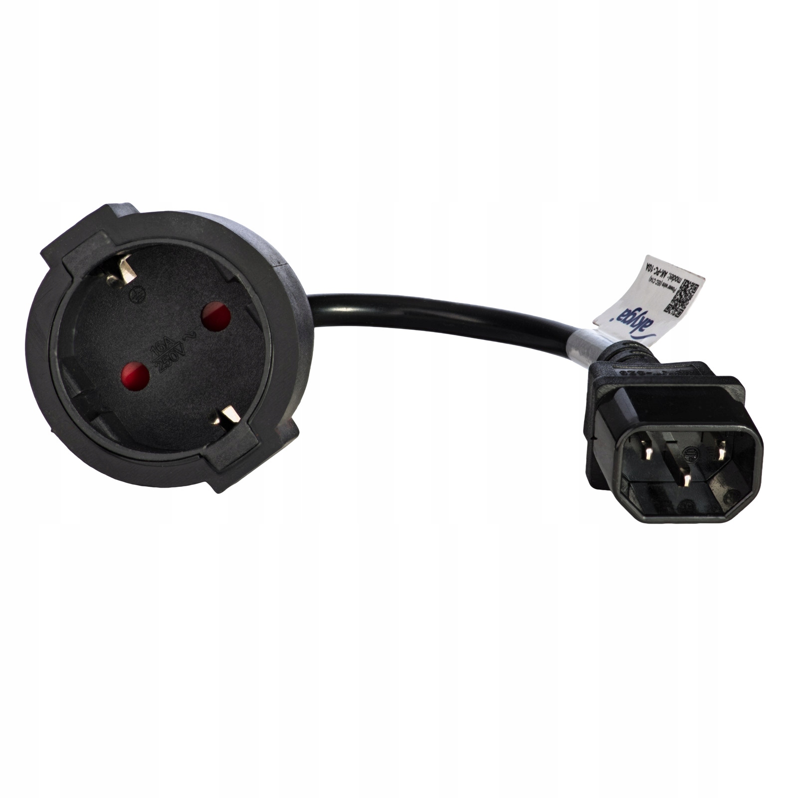 

Kabel zasilający adapter 230V C14 Schuko 15cm Ups