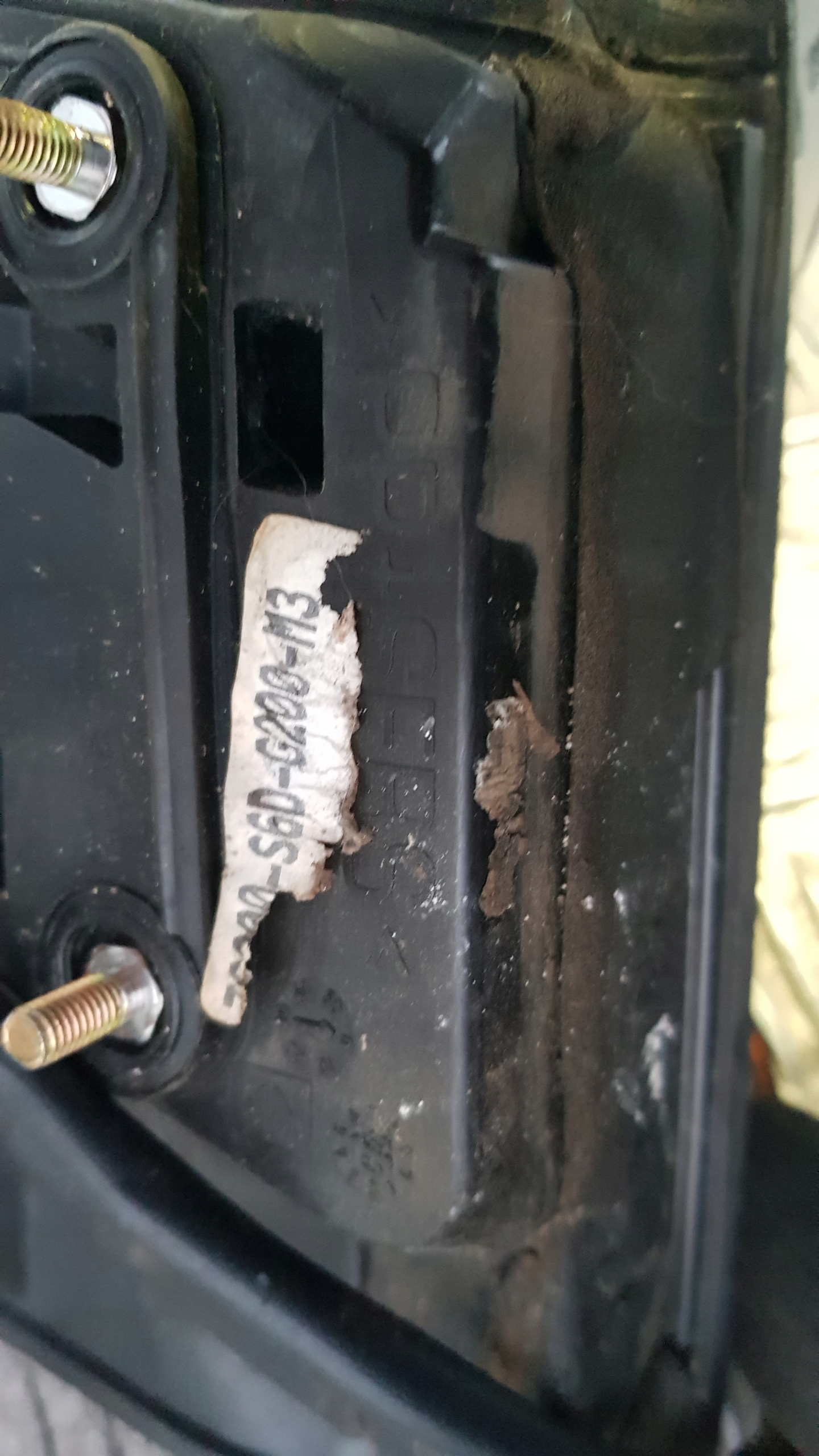 HONDA CIVIC VII mirror right front 5 PIN