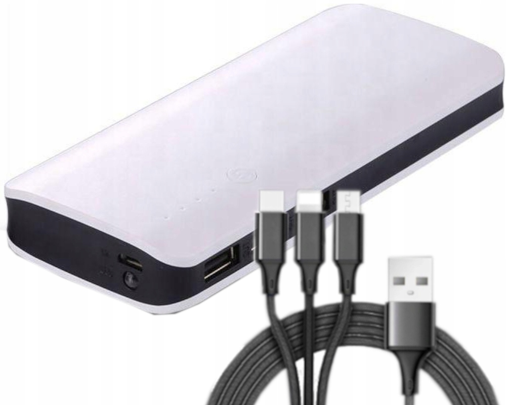 

Power Bank 20000 +kabel Do Każdego Telefonu Usb 5V