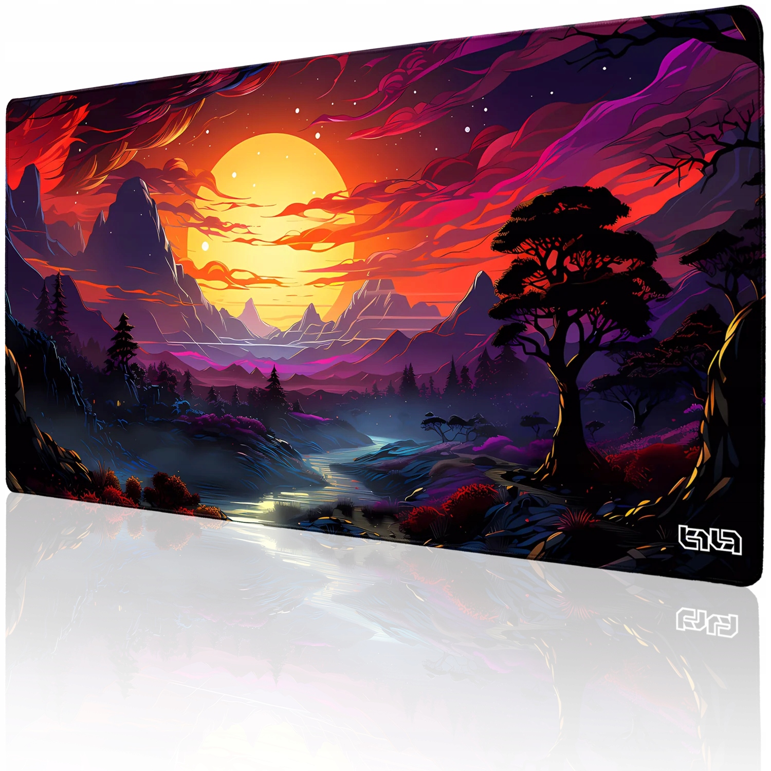 Podkładka Pod Mysz Gamingowa Idylla 100x50 Tilt Wodoodporna Dla gracza