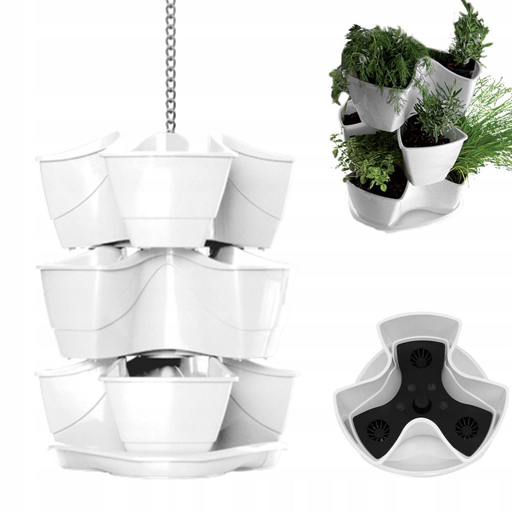 

Doniczka Zielnik Donica Do Ziół Kwiatów Kaskadowa