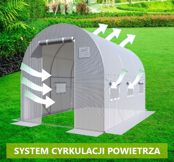 Tunel Foliowy Ogrodowy Szklarnia foliowy 2,5x4x2 Waga produktu z opakowaniem jednostkowym 31.5 kg