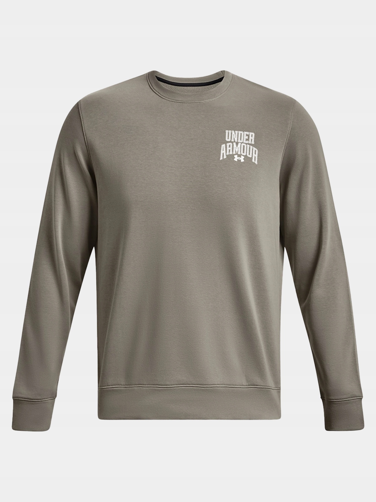 BLUZA MĘSKA UNDER ARMOUR DRESOWA SPORTOWA BAWEŁNA 1379764 Dekolt okrągły