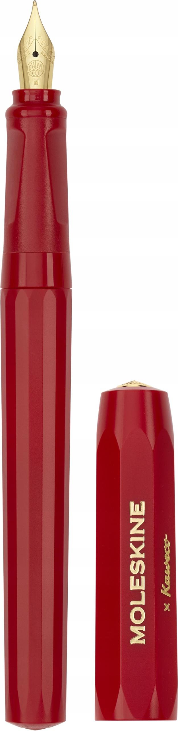 Kaweco X Moleskine Pióro Wieczne M Czerwone