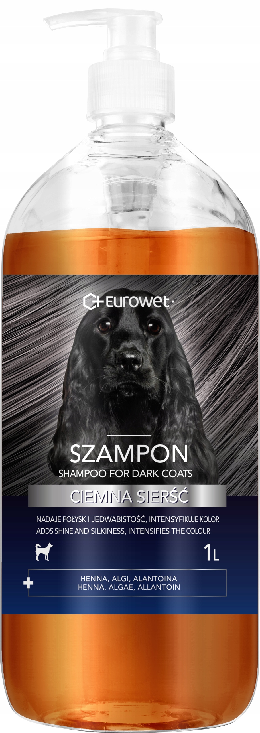 Eurowet Eurowet Šampon Tmavá srst 1 l