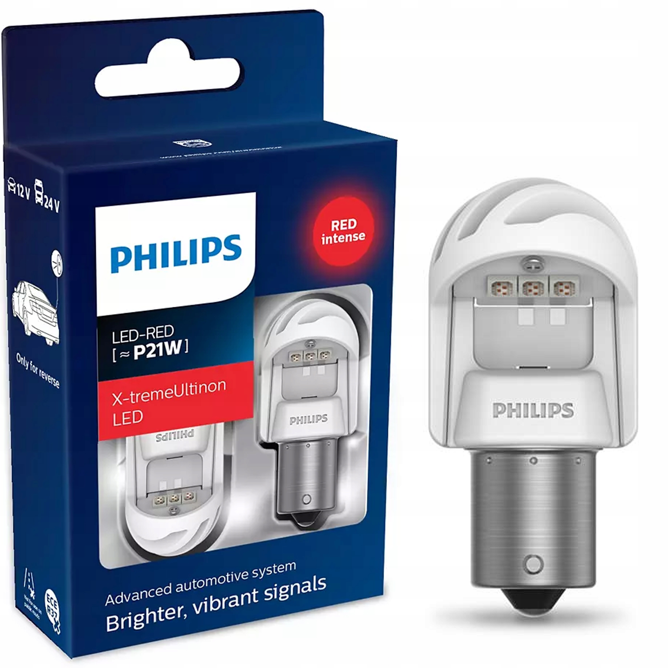 

Philips Zarowka P21 Led Red 12V 11498XURX2