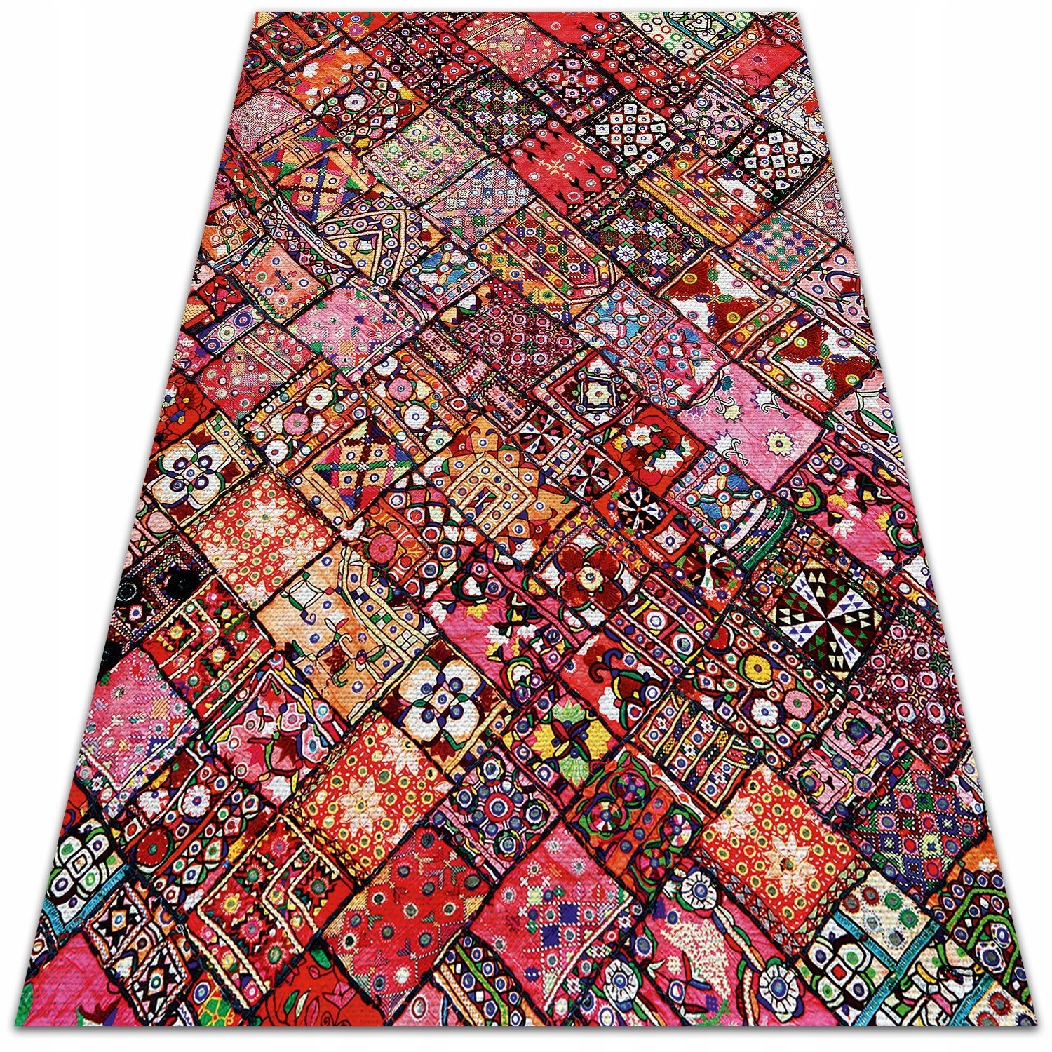 

Tarasowy winylowy dywan Patchwork mozaika 80x120