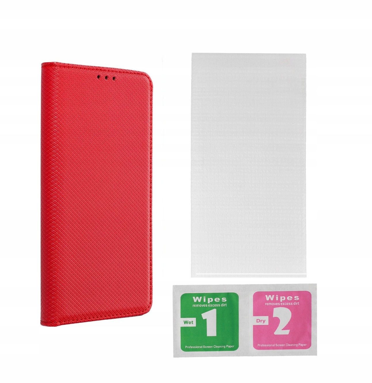 Etui Smart Magnet do Xiaomi Redmi Note 15 5G (eu) czerwone Tfo