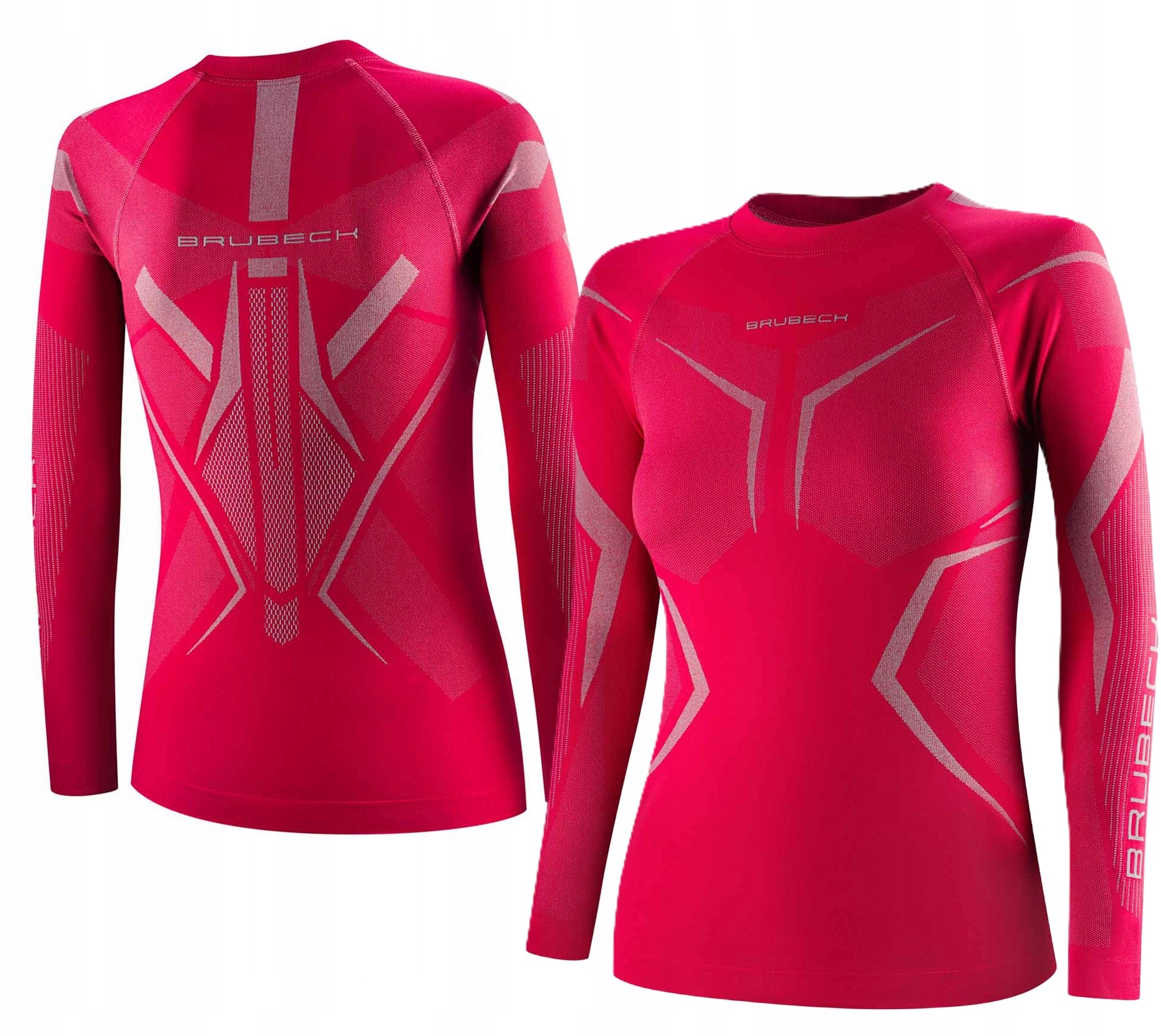 Brubeck Dry Damska Bluza Termoaktywna Z Długimi Rękawami Do Turystyki -M