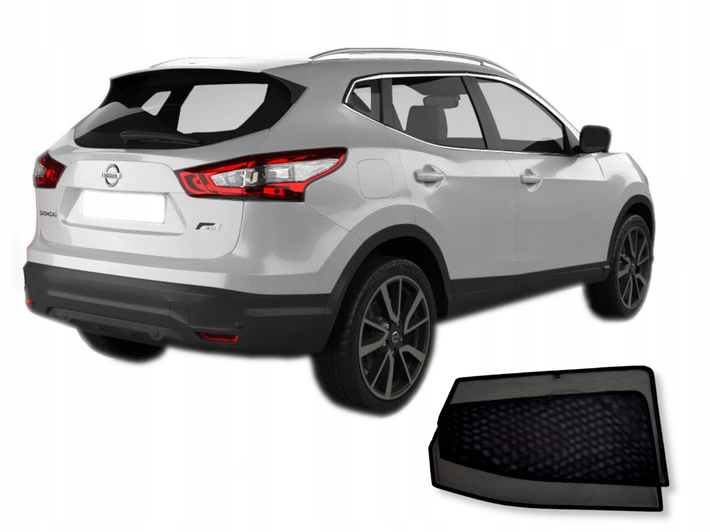 Sluneční clony na sklo do auta pro Nissan Qashqai II