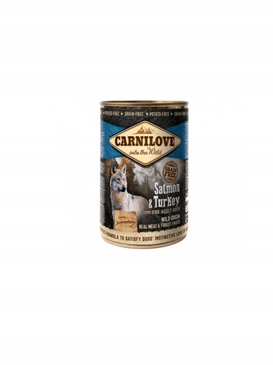 5x Carnilove Losos a Krůta s Divokým Masem 400g