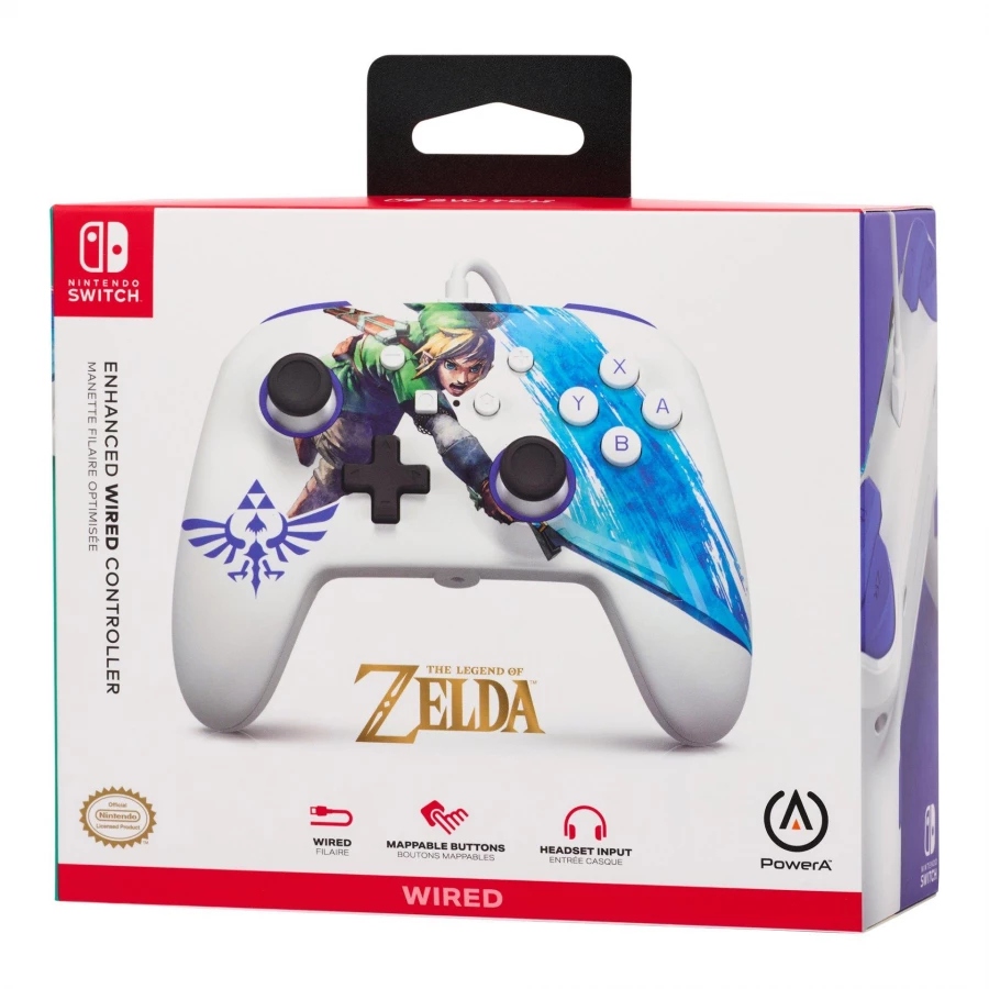 Gamepad PowerA Enhanced Master Sword Attack do Nsw