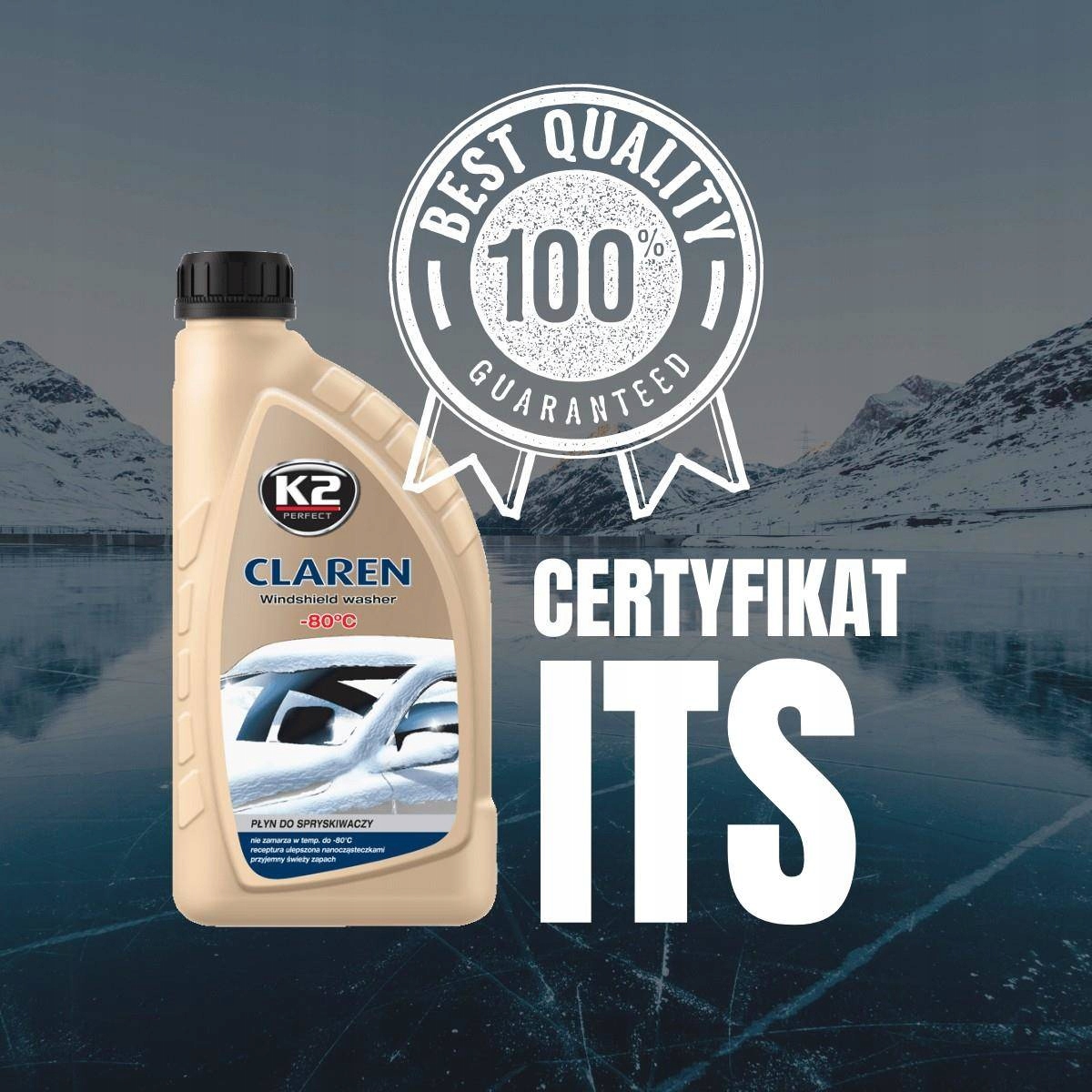 Płyn do spryskiwaczy ZIMOWY -80C K2 koncentrat 1L (!) K2 K611 Rodzaj Zimowy