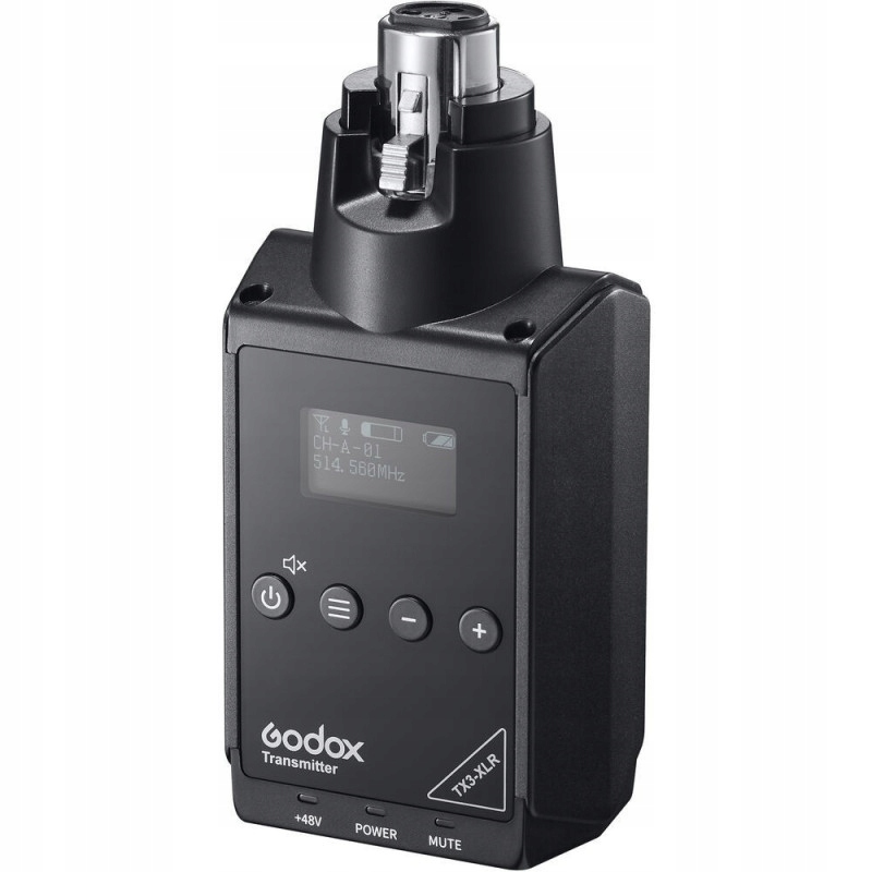 Bezdrátový vysílač Godox TX3-XLR Plug-On pro WmicS1